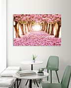 Obraz Stromy s ružovými kvetmi zs1259